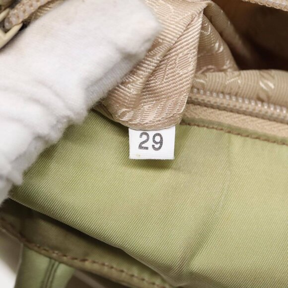 PRADA Tote Bag Nylon Silver Pistachio Green - Picture 11 of 14